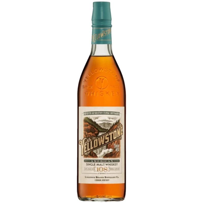 Yellowstone American Single Malt Whiskey 108 Proof 750ml
