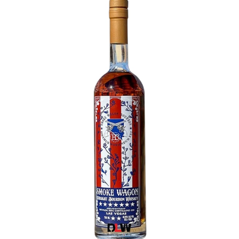 Smoke Wagon Straight Bourbon Whiskey Limited Edition 4th of July 750ml