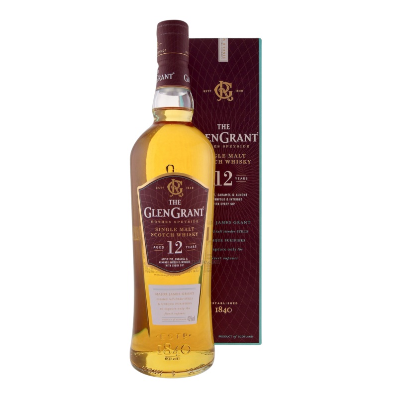 The Glen Grant 12 Year Single Malt Scotch Whisky 750ml