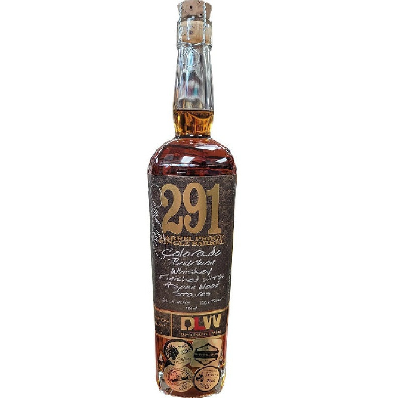291 Barrel Proof Colorado Bourbon Whiskey DLW #621 Single Barrel 750ml 750ml