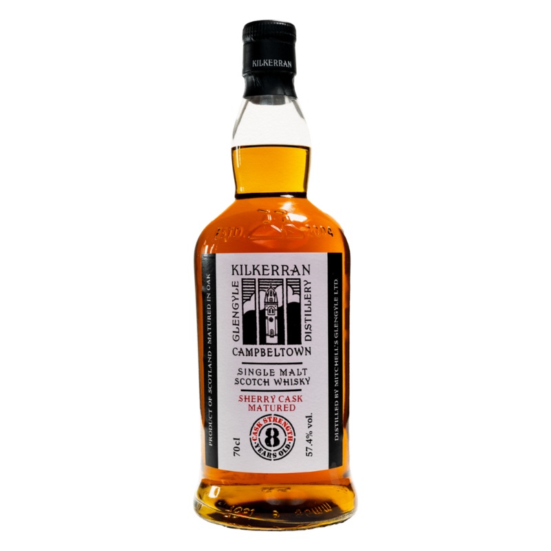 Kilkerran 8 Year Cask Strength Sherry Cask Campbeltown Single Malt Scotch Whisky 700ml 700ml