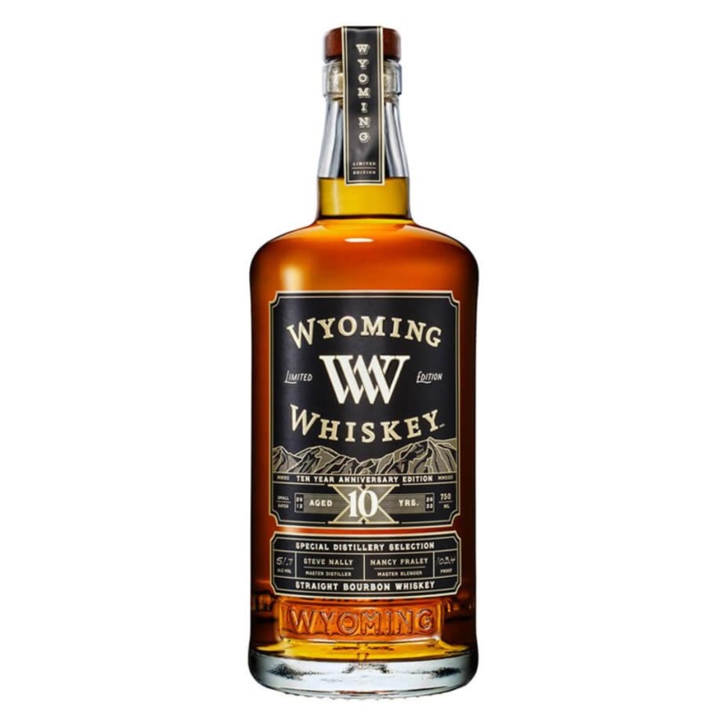 Wyoming Whiskey 10 Year Anniversery 10 Year Straight Bourbon Whiskey 750ml