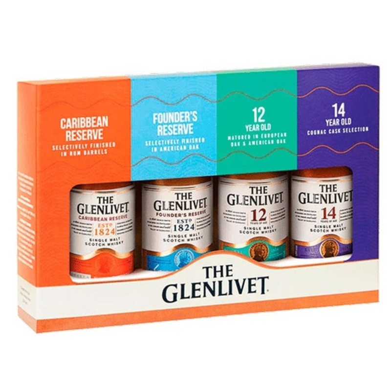 The Glenlivet Scotch Sampler Gift Box 4x50ml 50ml