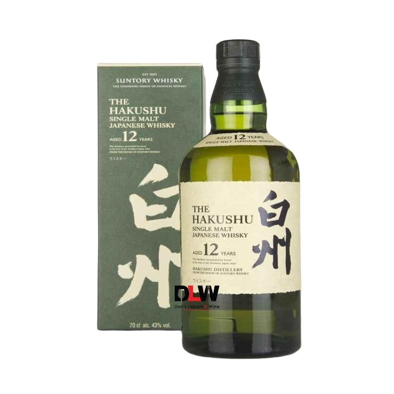 The Hakushu 12 Year Old Single Malt Whisky 750ml