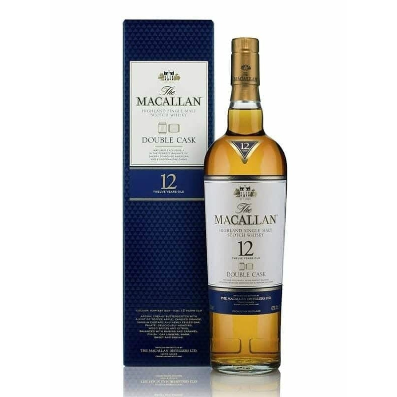 The Macallan 12 Years Double Cask Scotch 750ml 750ml