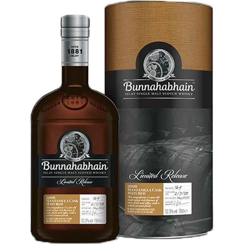 Bunnahabhain Manzanilla Cask Matured 2008 750ml