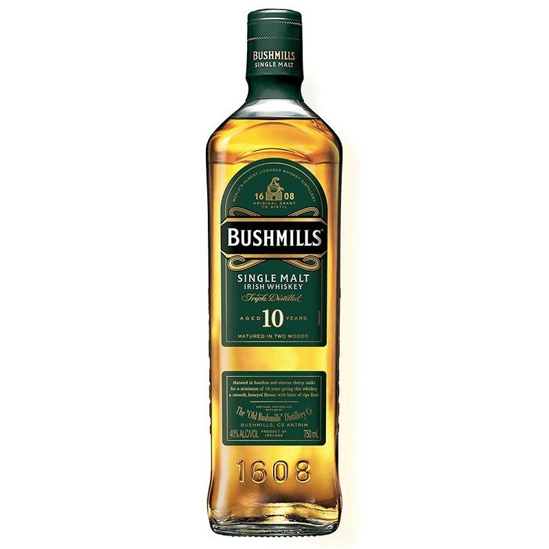 Bushmills 10 Year Old Irish Whiskey 750ml