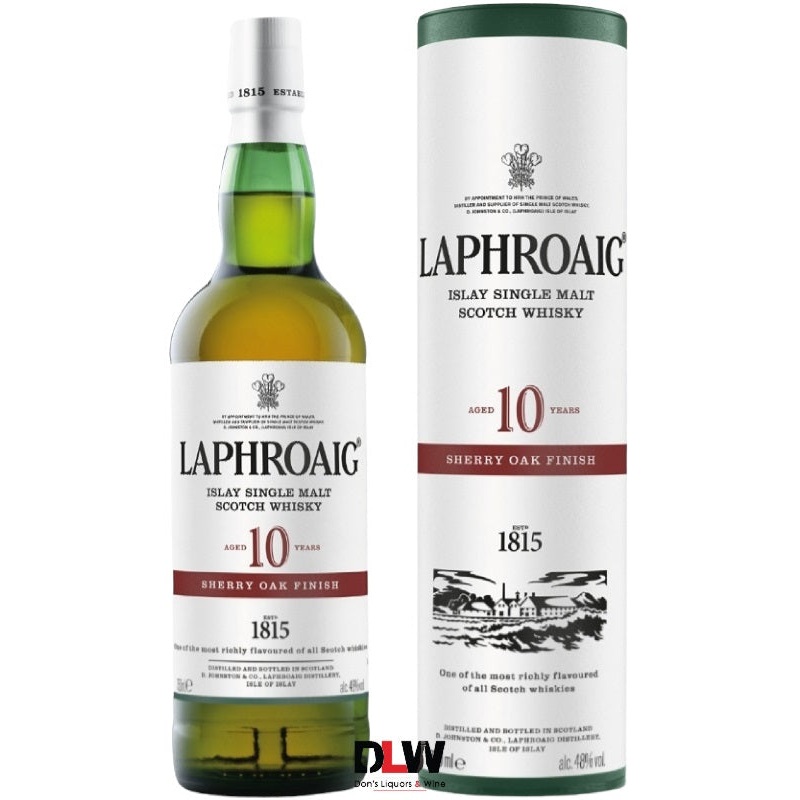 Laphroaig 10 Year Old Sherry Oak Single Malt Whisky 750ml