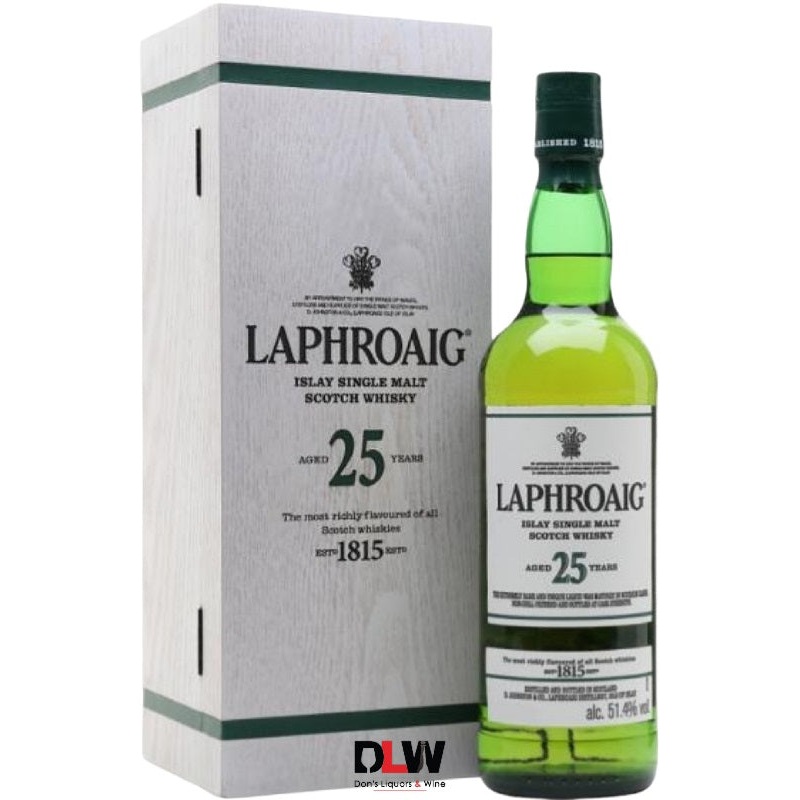 Laphroaig 25 Year Single Malt Whisky 104 Proof 750ml