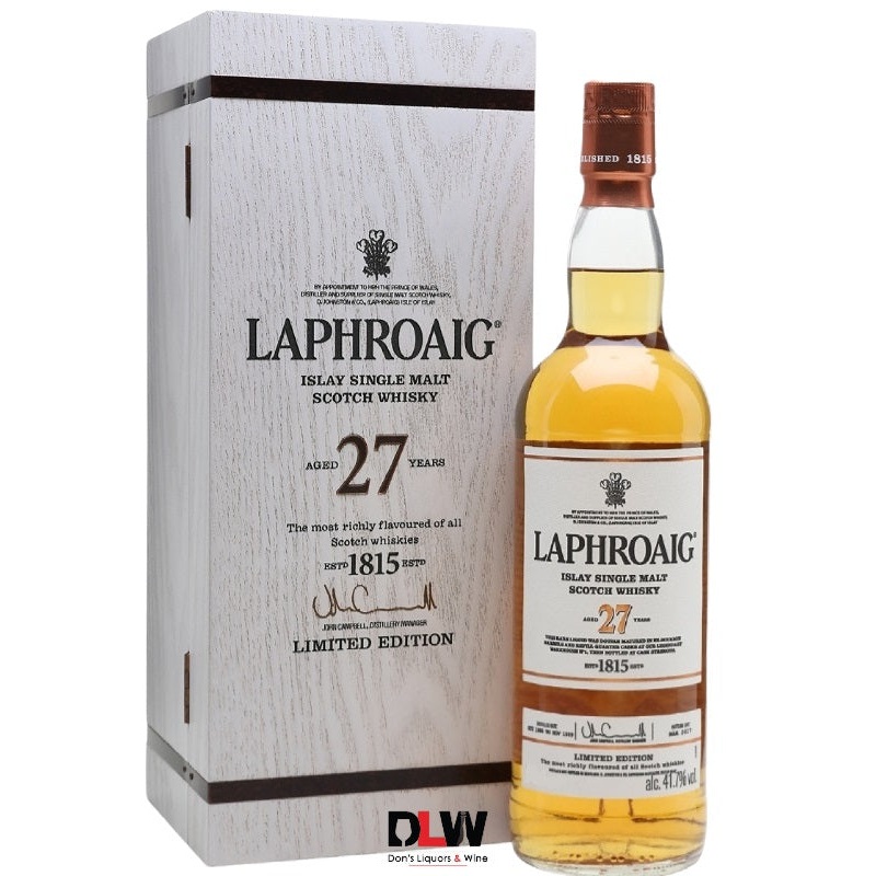 Laphroaig 27 year Single Malt Whisky Limited Edition 750ml