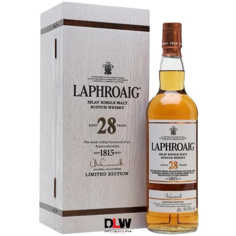 Laphroaig 28 Year Old Single Malt Whisky Final Cask 88.8 Proof 750ml