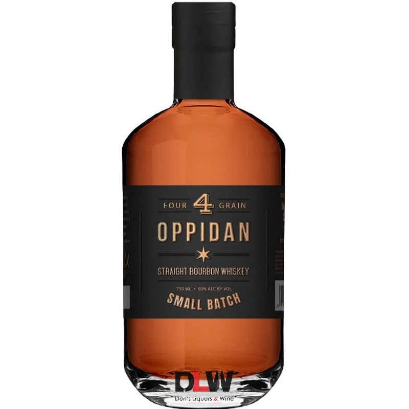 Oppidan Bourbon Small Batch 4 Four Grain Straight Bourbon Whiskey 750ml