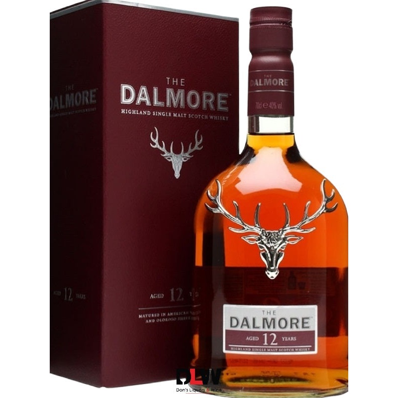 The Dalmore 12 Year Old Single Malt Scotch Whisky 750ml