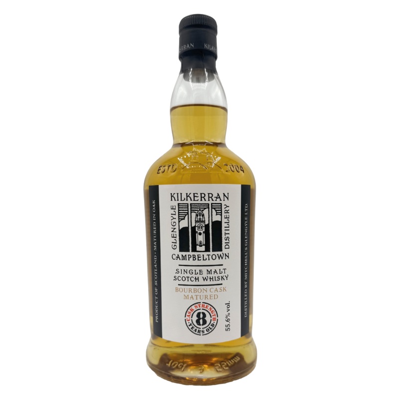 Kilkerran 8 Year Cask Strength Bourbon Finish Scotch Whisky 700ml 700ml