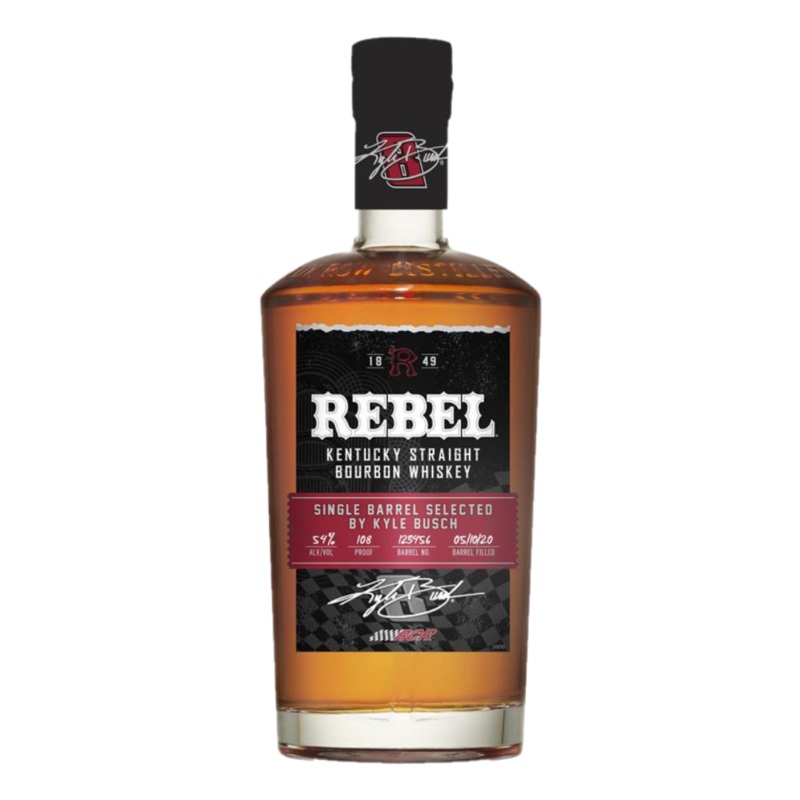 Rebel Kyle Busch Single Barrel Bourbon 750ml 750ml