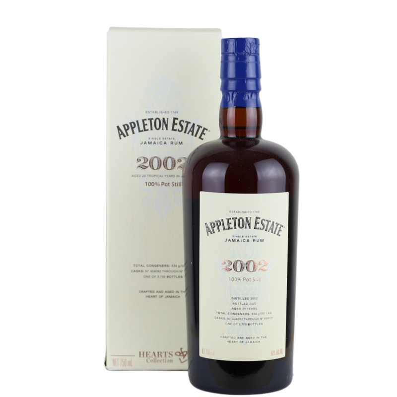 Appleton 20 Year 2002 Hearts Collection Jamaican Rum