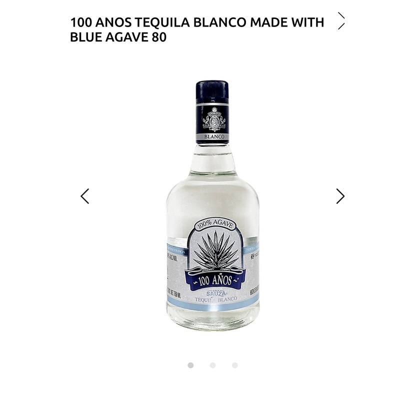 100 Anos Tequila Blanco Made With Blue