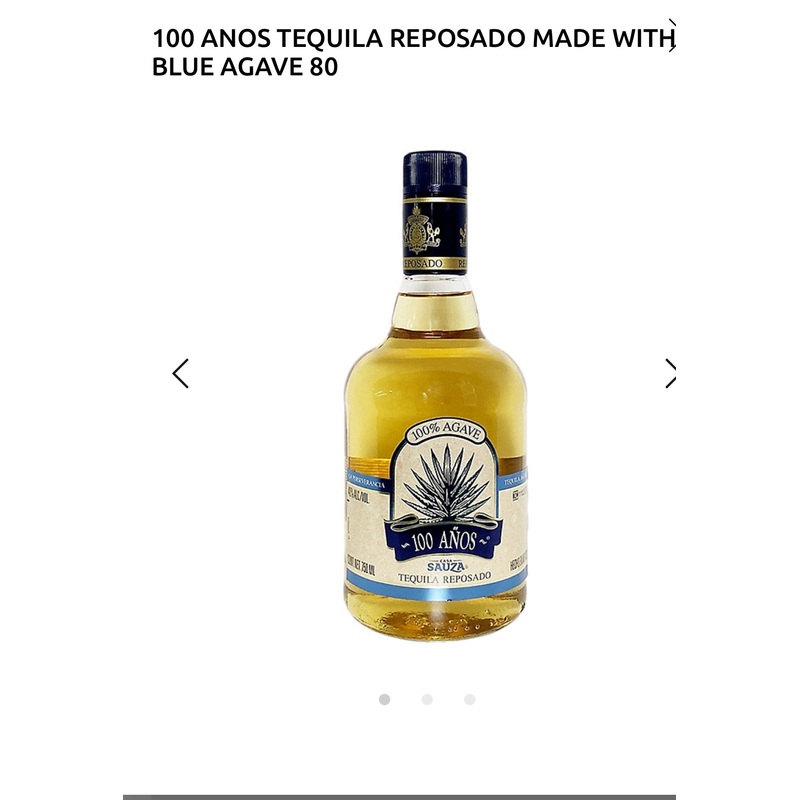 100 Anos Tequila Reposado Made With Blue