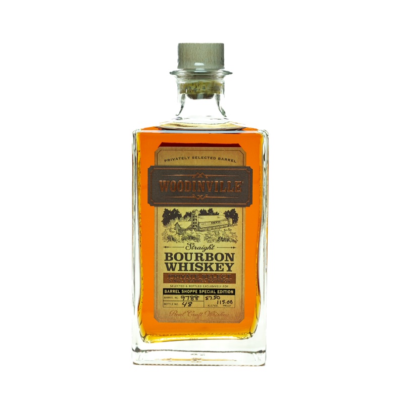 Woodinville Bourbon Whiskey Private Select Shoppe Exclusive